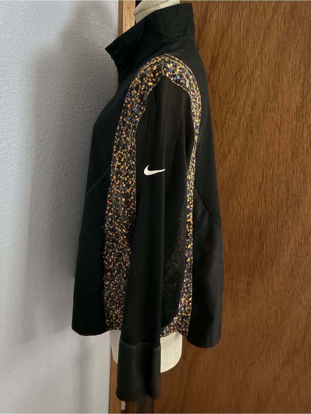 NIKE Plus sz 1X Windrunner Mesh Jacket Track Icon Clash Black - Picture 5 of 10